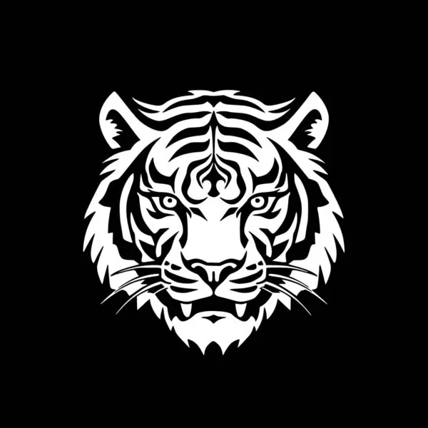 Tiger Hochwertiges Vektor Logo Vektor Illustration Ideal Für Shirt Grafik — Stockvektor