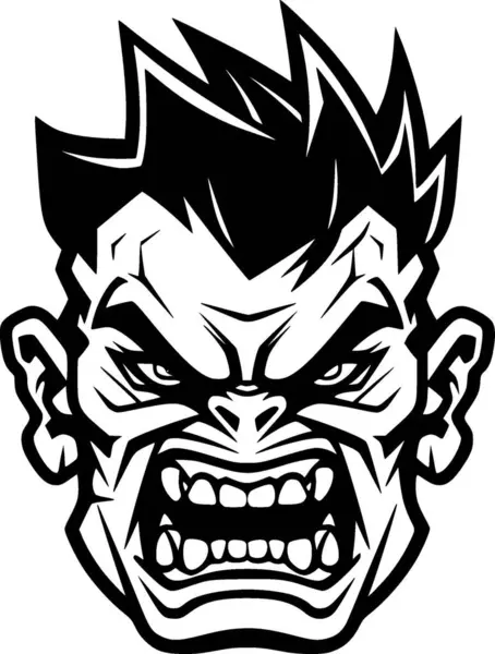 Zombie Logotipo Vetor Alta Qualidade Ilustração Vetorial Ideal Para Gráfico — Vetor de Stock