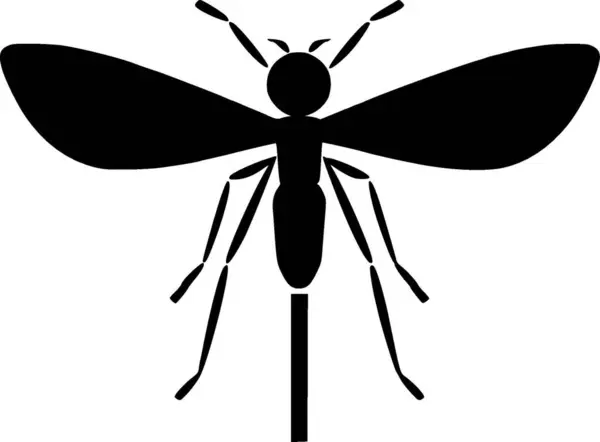 Mosquito Logotipo Vetor Alta Qualidade Ilustração Vetorial Ideal Para Gráfico — Vetor de Stock