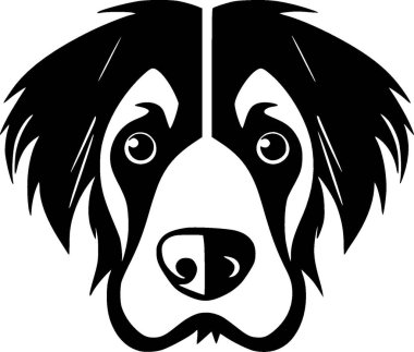 Köpek - yüksek kaliteli vektör logosu - t-shirt grafiği için ideal vektör çizimi