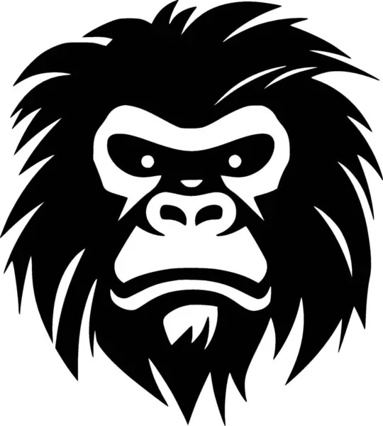 stock vector Gorilla - high quality vector logo - vector illustration ideal for t-shirt graphic