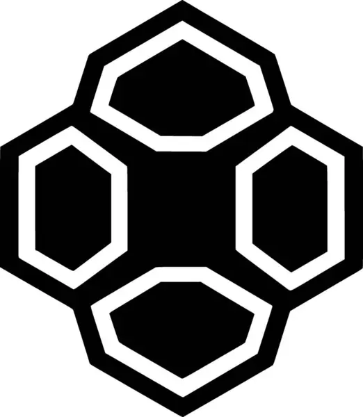 Hexagon Kiváló Minőségű Vektor Logó Vektor Illusztráció Ideális Póló Grafikus — Stock Vector