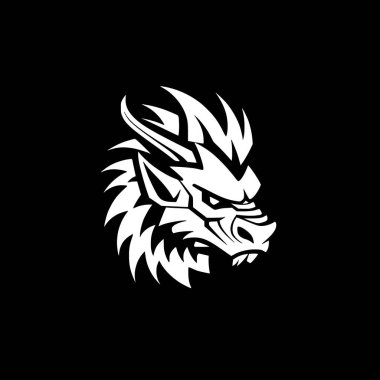 Dragon - yüksek kalite vektör logosu - t-shirt grafiği için ideal vektör çizimi