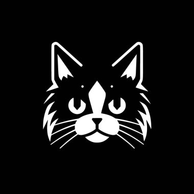 Kedi - yüksek kaliteli vektör logosu - t-shirt grafiği için ideal vektör çizimi