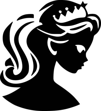 Princess - high quality vector logo - vector illustration ideal for t-shirt graphic clipart