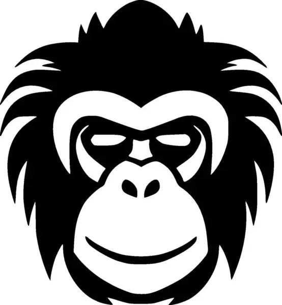 원숭이 아이콘 일러스트레이션 — 스톡 벡터