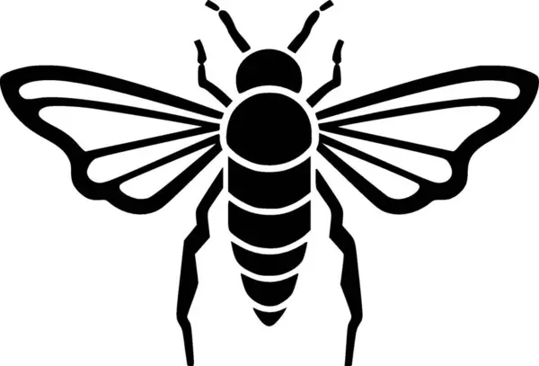 Fly Μινιμαλιστικό Και Επίπεδο Λογότυπο Διανυσματική Απεικόνιση — Διανυσματικό Αρχείο
