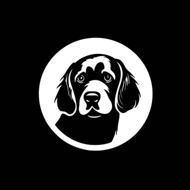 Köpek - yüksek kaliteli vektör logosu - t-shirt grafiği için ideal vektör çizimi