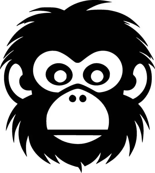 Monkey Høj Kvalitet Vektor Logo Vektor Illustration Ideel Til Shirt – Stock-vektor