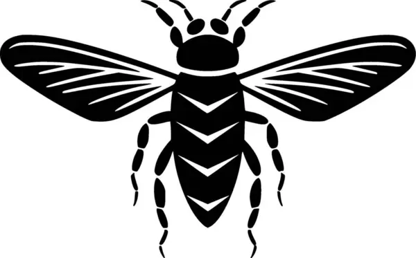 Fly Μινιμαλιστικό Και Επίπεδο Λογότυπο Διανυσματική Απεικόνιση — Διανυσματικό Αρχείο