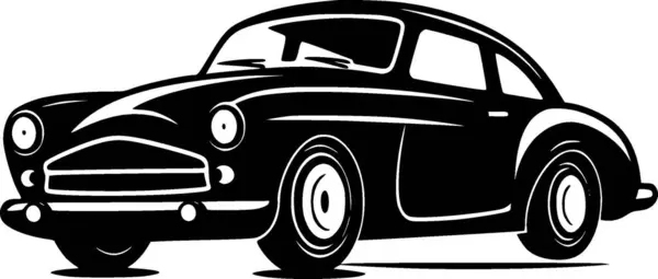 Bil Minimalistisk Fladt Logo Vektorillustration – Stock-vektor