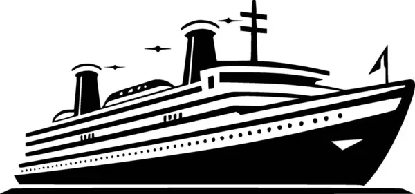 Crucero Logotipo Vectorial Alta Calidad Ilustración Vectorial Ideal Para Gráfico — Vector de stock
