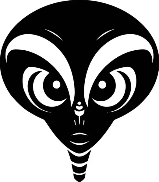Alien Logotipo Vetor Alta Qualidade Ilustração Vetorial Ideal Para Gráfico —  Vetores de Stock