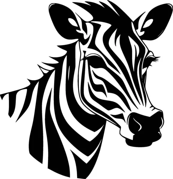 Illustration Vectorielle Animaux Noir Blanc — Image vectorielle