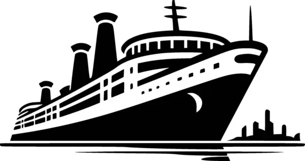 Crucero Logotipo Vectorial Alta Calidad Ilustración Vectorial Ideal Para Gráfico — Vector de stock