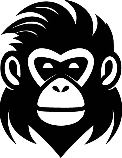 Monkey Høj Kvalitet Vektor Logo Vektor Illustration Ideel Til Shirt – Stock-vektor