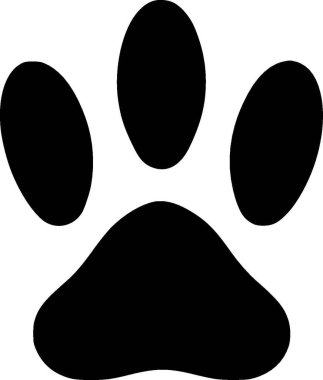 Dog paw - high quality vector logo - vector illustration ideal for t-shirt graphic clipart