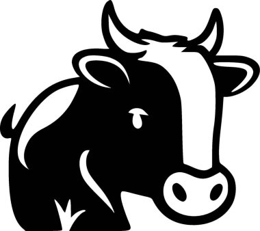 Sığır derisi - yüksek kaliteli vektör logosu - t-shirt grafiği için ideal vektör illüstrasyonu