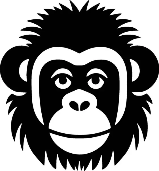Monkey High Quality Vector Logo Vector Illustration Ideal Shirt Graphic — Stock Vector