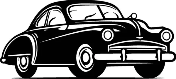 Αυτοκίνητο Μινιμαλιστική Και Απλή Σιλουέτα Διανυσματική Απεικόνιση — Διανυσματικό Αρχείο