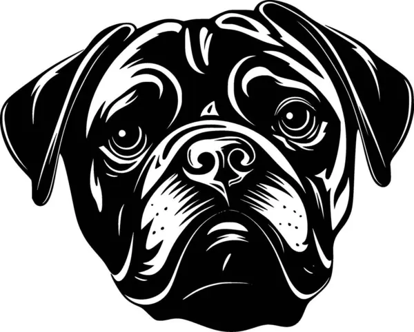 stock vector Pug - high quality vector logo - vector illustration ideal for t-shirt graphic