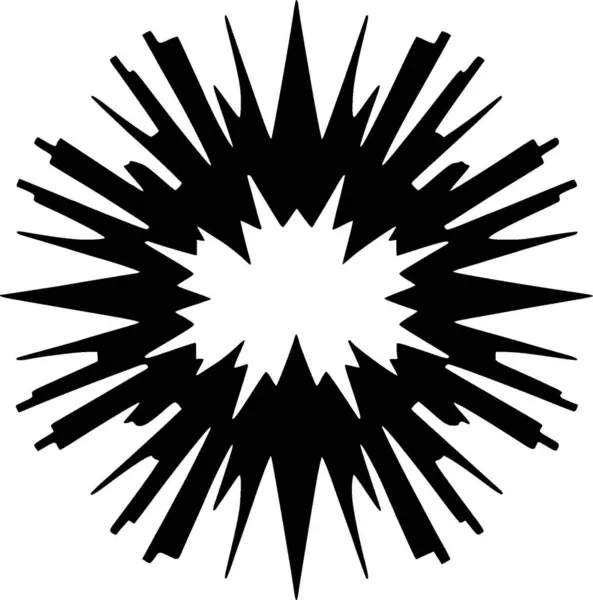Explosion Logo Vectoriel Haute Qualité Illustration Vectorielle Idéale Pour Shirt — Image vectorielle