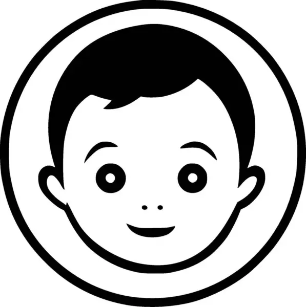 Baby Høj Kvalitet Vektor Logo Vektor Illustration Ideel Til Shirt – Stock-vektor