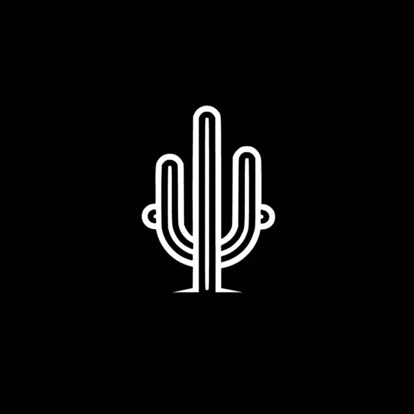 Cactus Logo Vectoriel Haute Qualité Illustration Vectorielle Idéale Pour Shirt — Image vectorielle