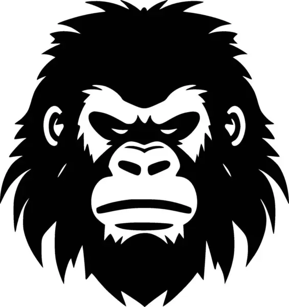 Gorilla Korkealaatuinen Vektori Logo Vektori Kuva Ihanteellinen Paita Graafinen — vektorikuva