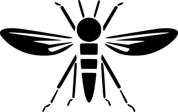 Sivrisinek Yüksek Kaliteli Vektör Logosu Shirt Grafiği Için Ideal Vektör — Stok Vektör