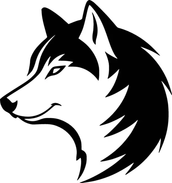 Волк Векторный Логотип Высокого Качества Векторная Иллюстрация Идеально Подходит Оформления — стоковый вектор