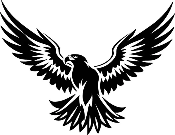 Eagle Høj Kvalitet Vektor Logo Vektor Illustration Ideel Til Shirt – Stock-vektor