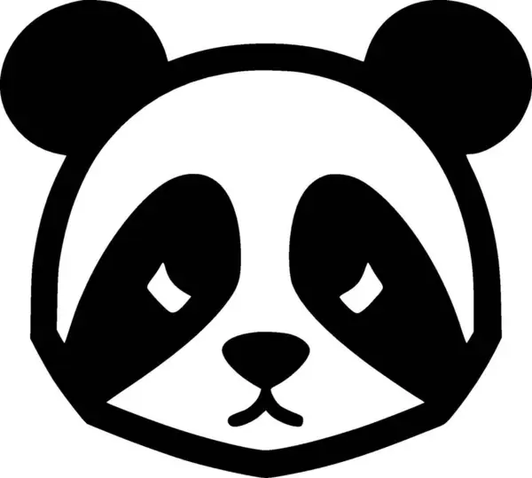 Panda Høj Kvalitet Vektor Logo Vektor Illustration Ideel Til Shirt – Stock-vektor