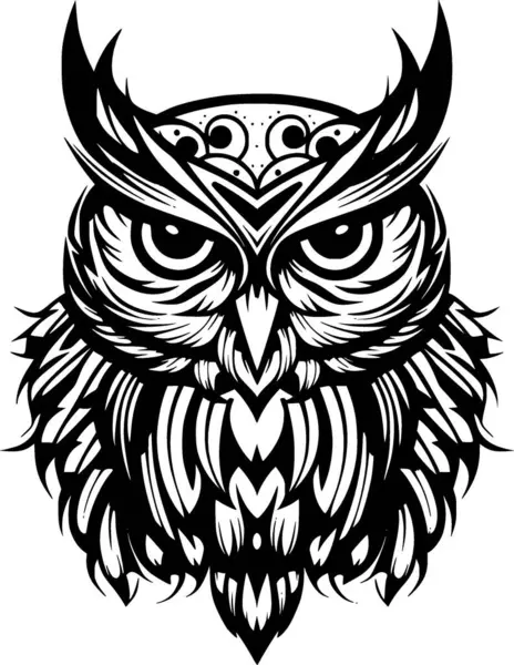 stock vector Owl - high quality vector logo - vector illustration ideal for t-shirt graphic