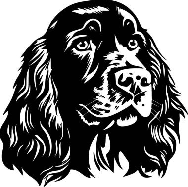 Cocker spaniel - high quality vector logo - vector illustration ideal for t-shirt graphic clipart