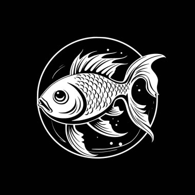 Japon Balığı - yüksek kaliteli vektör logosu - t-shirt grafiği için ideal vektör illüstrasyonu