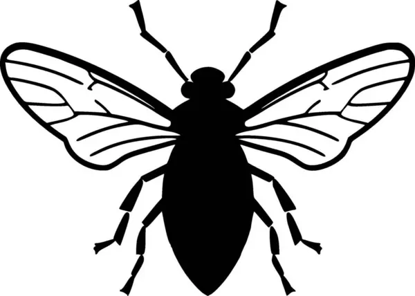 stock vector Cockroach - black and white isolated icon - vector illustration