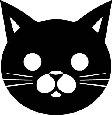 Kedi - yüksek kaliteli vektör logosu - t-shirt grafiği için ideal vektör çizimi