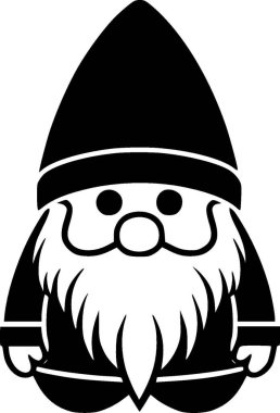 Gnome - yüksek kaliteli vektör logosu - t-shirt grafiği için ideal vektör illüstrasyonu