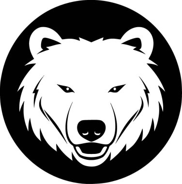 Bear - yüksek kaliteli vektör logosu - t-shirt grafiği için ideal vektör çizimi