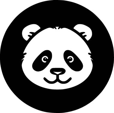 Panda - yüksek kaliteli vektör logosu - t-shirt grafiği için ideal vektör çizimi