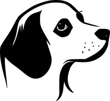 Köpek - yüksek kaliteli vektör logosu - t-shirt grafiği için ideal vektör çizimi