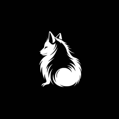 Fox - minimalist and flat logo - vector illustration clipart