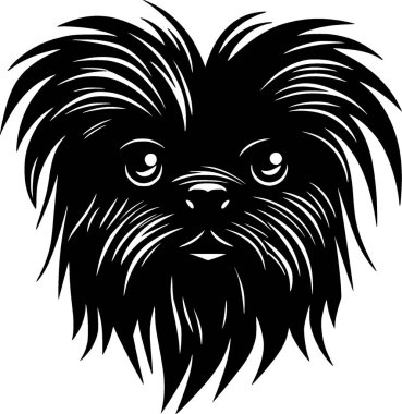 Affenpinscher - yüksek kaliteli vektör logosu - t-shirt grafiği için ideal vektör çizimi