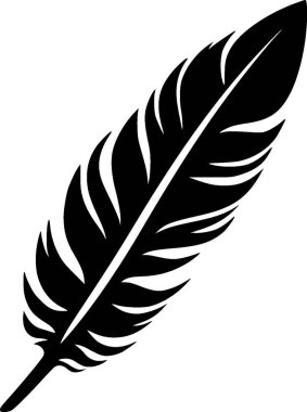 Feather - high quality vector logo - vector illustration ideal for t-shirt graphic clipart