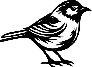 Sparrow - high quality vector logo - vector illustration ideal for t-shirt graphic clipart