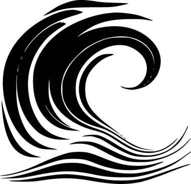 Waves - high quality vector logo - vector illustration ideal for t-shirt graphic clipart