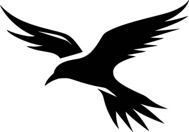 Petrel - minimalist and flat logo - vector illustration clipart