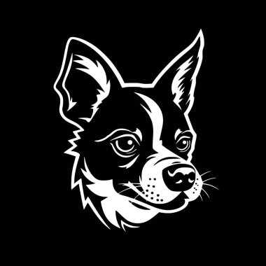 Chihuahua - yüksek kaliteli vektör logosu - t-shirt grafiği için ideal vektör çizimi