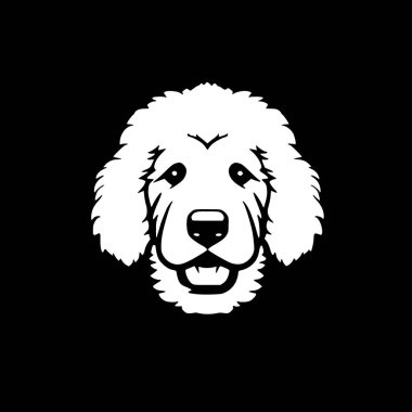 Bichon frise - yüksek kaliteli vektör logosu - t-shirt grafiği için ideal vektör çizimi